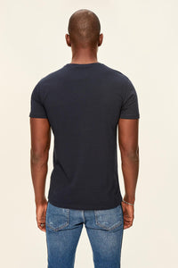 Navy Blue Short Sleeve Cotton T-Shirt - AG Warehouse