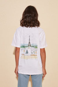 Eiffel Tower Printed T-Shirt - AG Warehouse