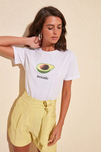 Avocado Printed Semi-Fitted T-Shirt - AG Warehouse