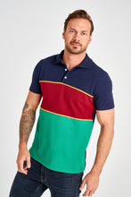 Load image into Gallery viewer, Color Panelled Polo T-shirt - AG Warehouse
