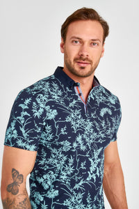 Dual Color Printed Polo T-shirt - AG Warehouse