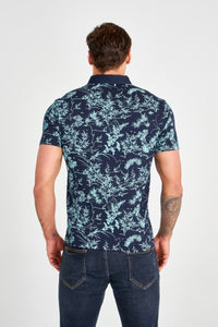 Dual Color Printed Polo T-shirt - AG Warehouse