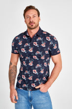 Load image into Gallery viewer, Floral Print Polo T-shirt - AG Warehouse
