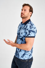 Load image into Gallery viewer, Flower Print Polo T-shirt - AG Warehouse
