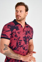 Load image into Gallery viewer, Flower Print Polo T-shirt - AG Warehouse
