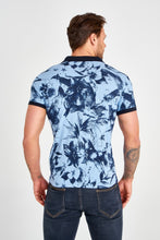 Load image into Gallery viewer, Flower Print Polo T-shirt - AG Warehouse
