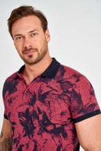 Load image into Gallery viewer, Flower Print Polo T-shirt - AG Warehouse
