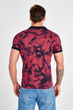 Load image into Gallery viewer, Flower Print Polo T-shirt - AG Warehouse
