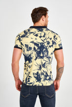 Load image into Gallery viewer, Flower Print Polo T-shirt - AG Warehouse
