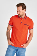 Load image into Gallery viewer, Orange Plain Polo T-shirt - AG Warehouse
