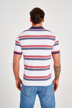 Load image into Gallery viewer, Striped Polo T-shirt - AG Warehouse
