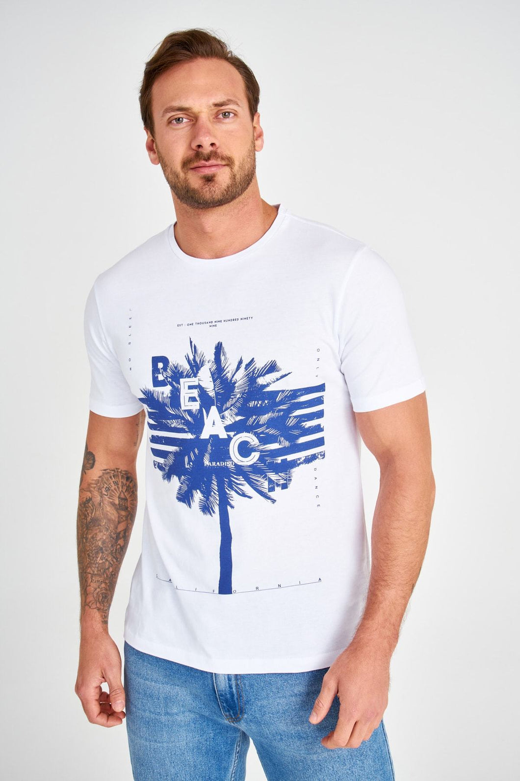 Beach Printed T-Shirt - AG Warehouse