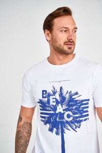 Beach Printed T-Shirt - AG Warehouse